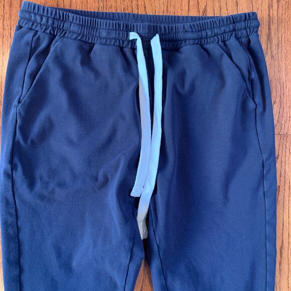 Legoe Heritage Cotton Fitted Sweatpants | Navy Blue | 0 - US 4/SMALL - Picture 4 of 10